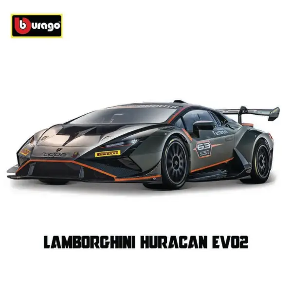 Bburago 1:43 Lamborghini Huracan Model Car - Image 10