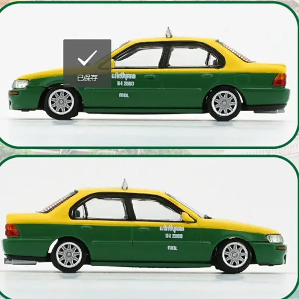 1:64 Toyota Corolla 1996 Thai Taxi Model - Image 5