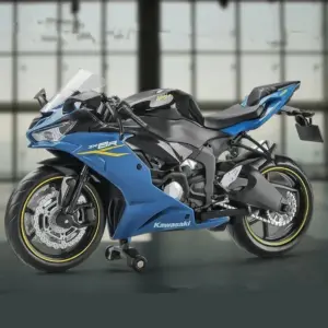 1:12 Alloy Kawasaki Ninja ZX-6R Motorcycle Model 17 S62f918a879e0411fb168cba5d7e080306