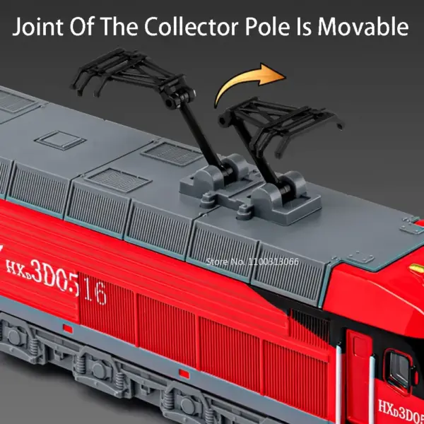 1:87 Scale DONGFENG HEXIE Electric Train Model - Image 5