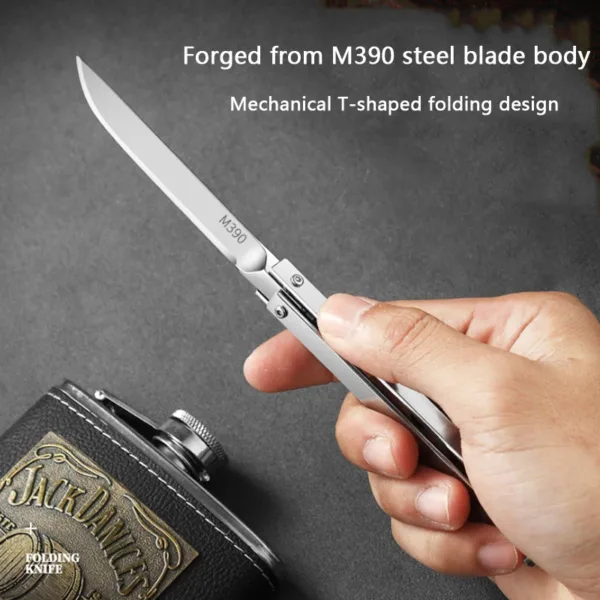 Mini Folding Knife with M390 Steel Blade - Image 5