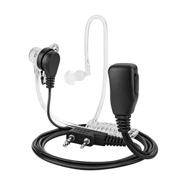 2 Pin PTT MIC Headset for Kenwood Walkie Talkies