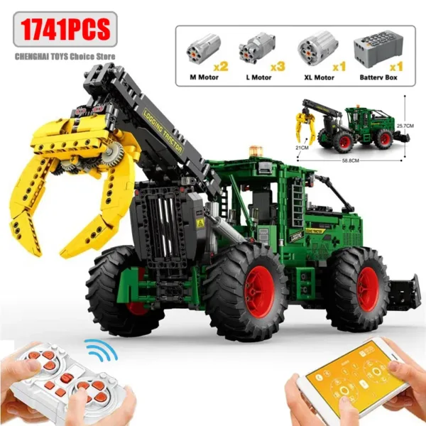 1741PCS Remote Control Electric Tractor Model