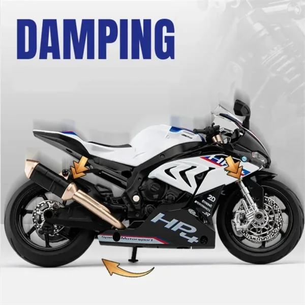 1:12 BMW HP4 Motorcycle Alloy Model Toy - Image 6