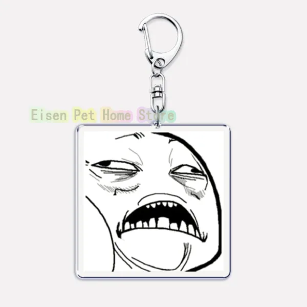 TrollFace Keychain for Bags and Accessories - Image 23