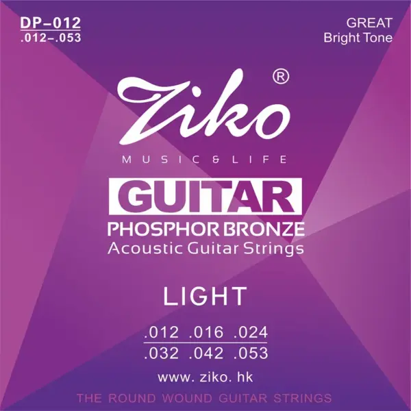 Acoustic Guitar Strings Set Phosphor Bronze 010-053 - Image 7