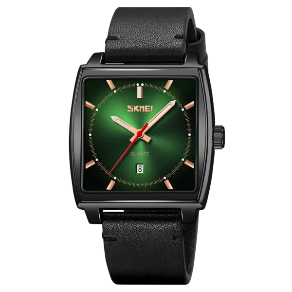 Men's Quartz Watch with Leather Strap - Image 11