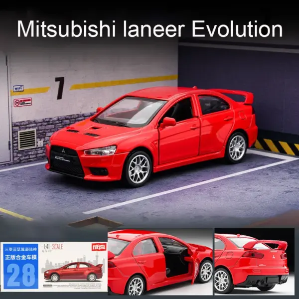 1:41 Mitsubishi Lancer Evolution X Model Toy