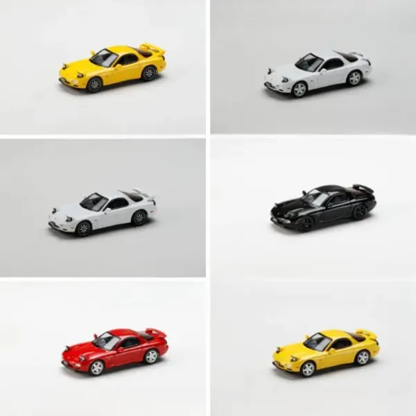 1/64 Scale Alloy Mazad RX7 Diecast Model Car