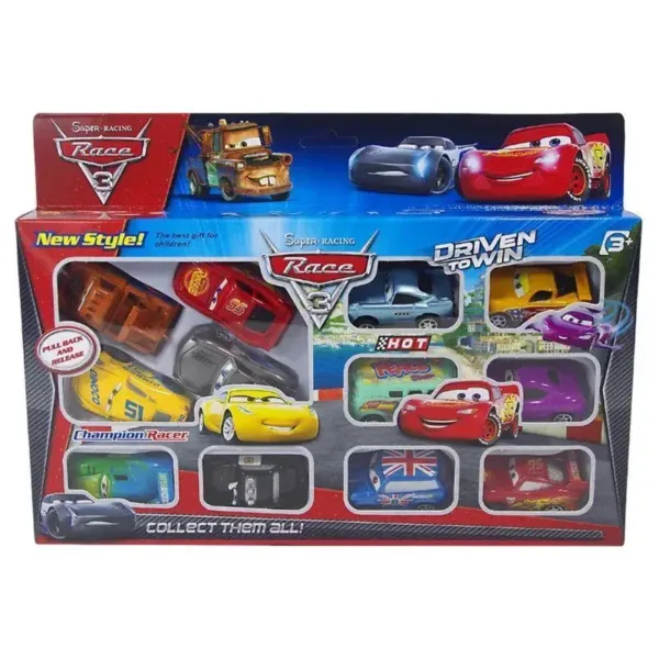 12pcs Disney Cars Diecast Toy Car Set - Image 3