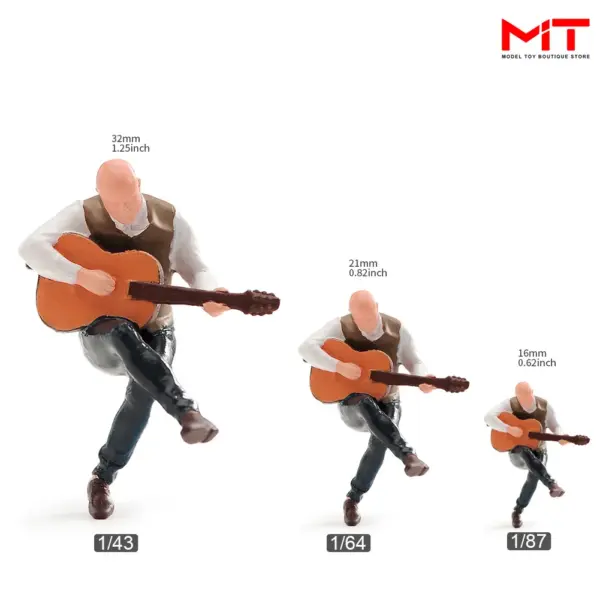 Miniature Figurine Set - Man Playing Guitar - Image 5