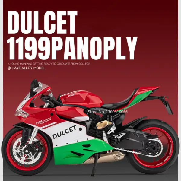 1:12 Scale Ducati 1199 Motorcycle Model Toy