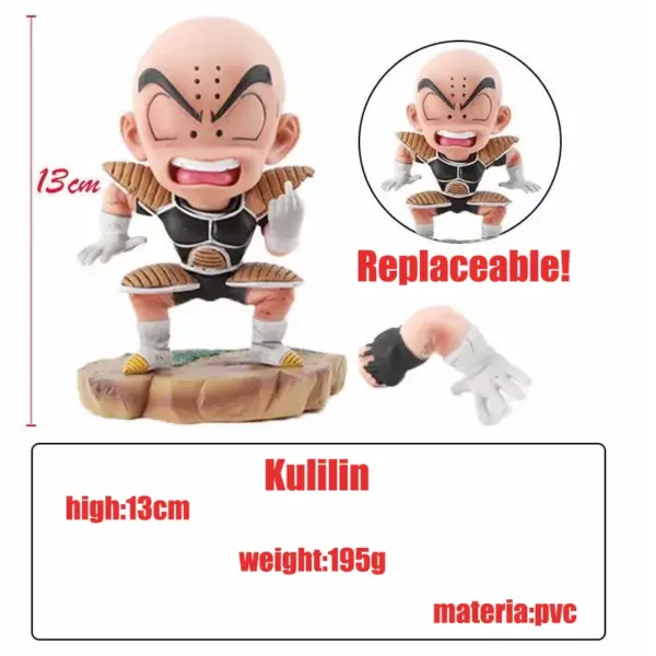 Dragon Ball Z Kuririn Action Figure 13cm - Image 6