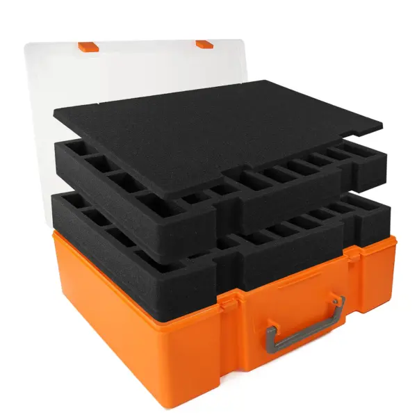 Dual-layer Miniature Figure Storage Organizer Case - Image 3