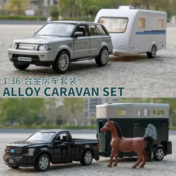 Diecast Alloy Car Model Set Range Rover F150