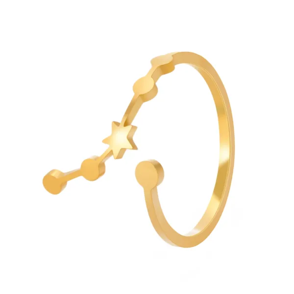 Zodiac Constellation Rings Set for Women - Image 25