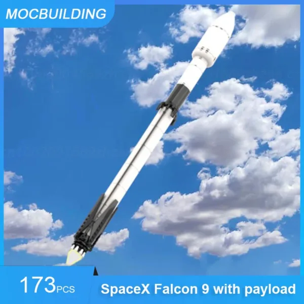 SpaceX Falcon Heavy Building Blocks Set 484PCS - Image 5