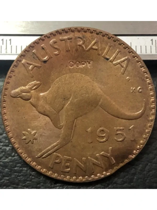 Antique Replica Australia 1 Penny Coin - Image 6