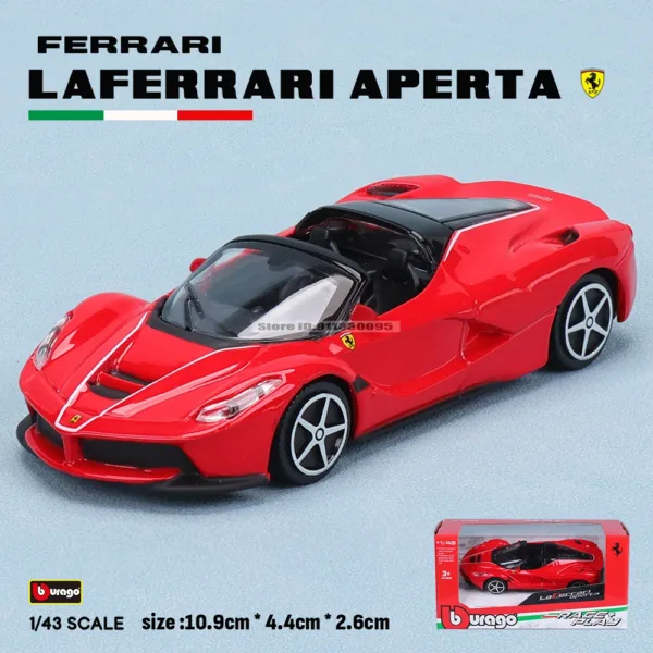 Bburago 1:43 Ferrari Diecast Car Model - Image 10