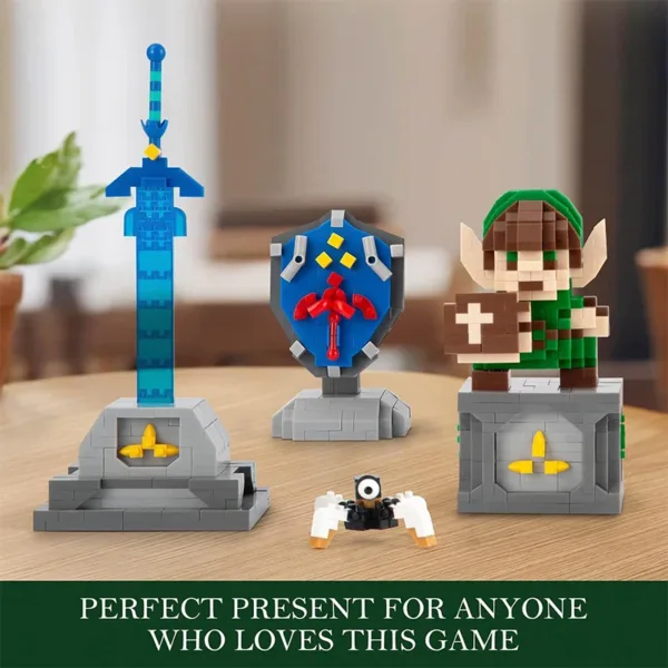 Link Master Sword and Hylian Shield Block Set - Image 3