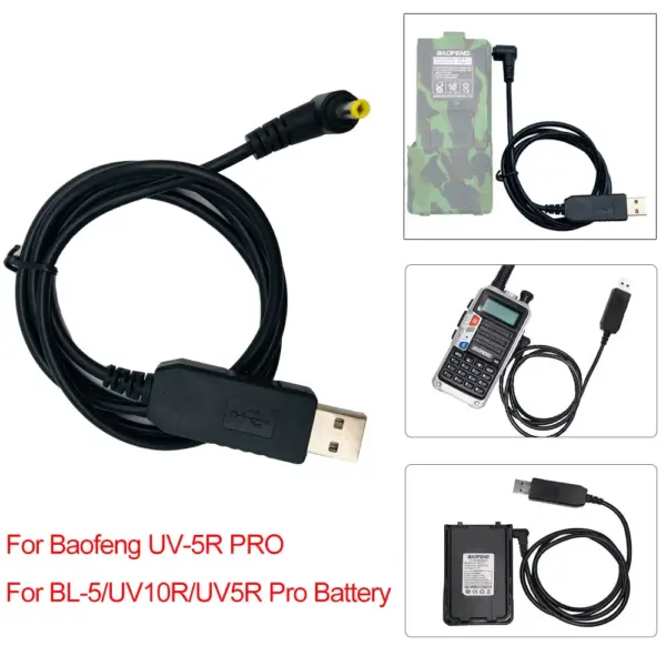 Baofeng USB Charging Cable for UV-5R Walkie Talkie