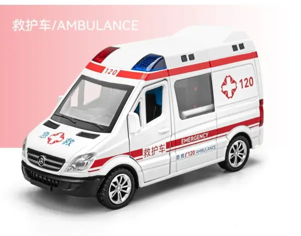 Mercedes Benz Diecast City Service Vehicle - Image 9