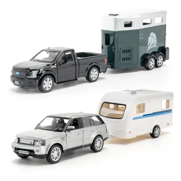 Diecast Alloy Car Model Set Range Rover F150 - Image 3