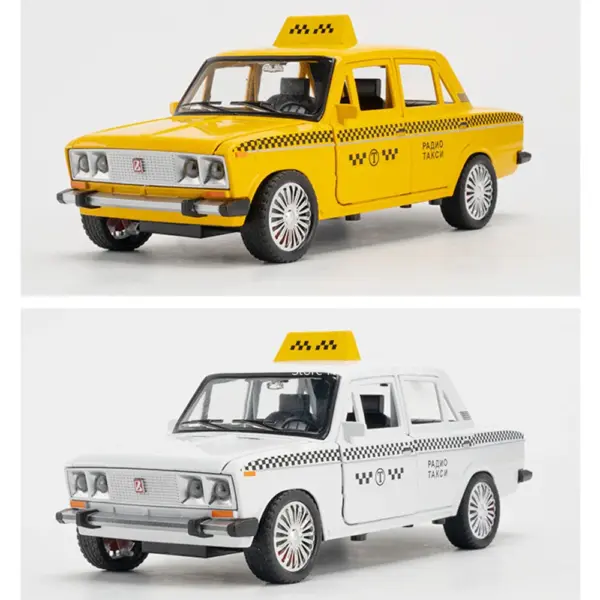 1/18 Lada Niva Taxi Diecast Model with Lights - Image 6