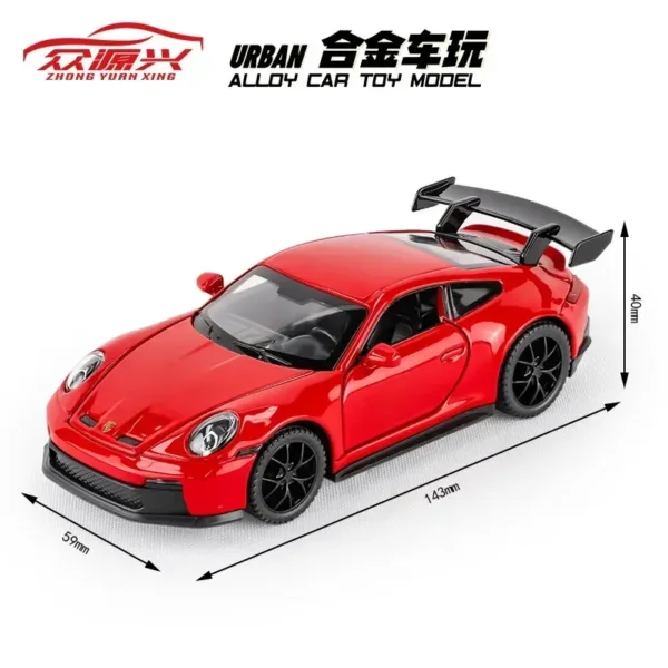 1:32 Metal Porsche Supercar Diecast Model - Image 15