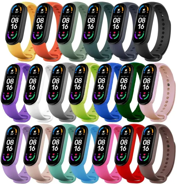 Silicone Wristband for Xiaomi Mi Band 3-6 - Image 6