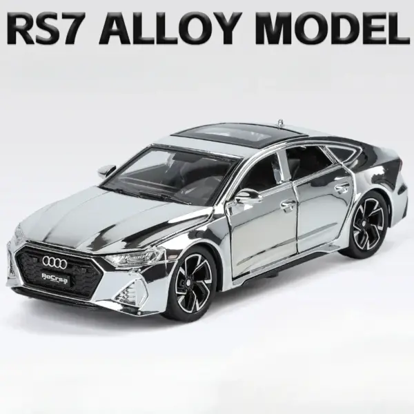 1:32 RS7 Diecast Model Car with Light Sound - Image 11