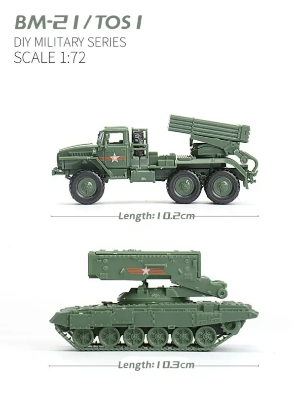 1/72 BM-21 Rocket Launcher Assembly Model - Image 3