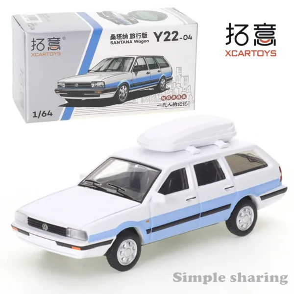 1/64 Volkswagen Jetta Santana Diecast Model Car - Image 10