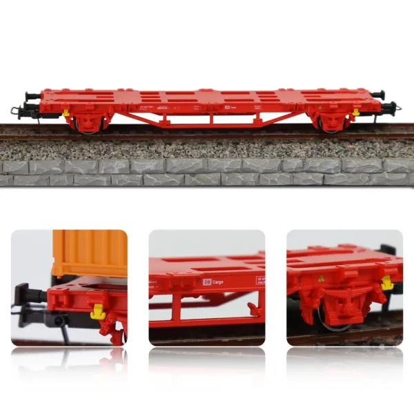 HO Scale 1:87 Flat Car Freight Car C8761 - Image 10