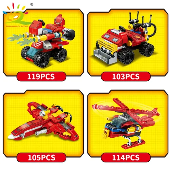 Fire Truck Building Blocks Set 806PCS - Image 5