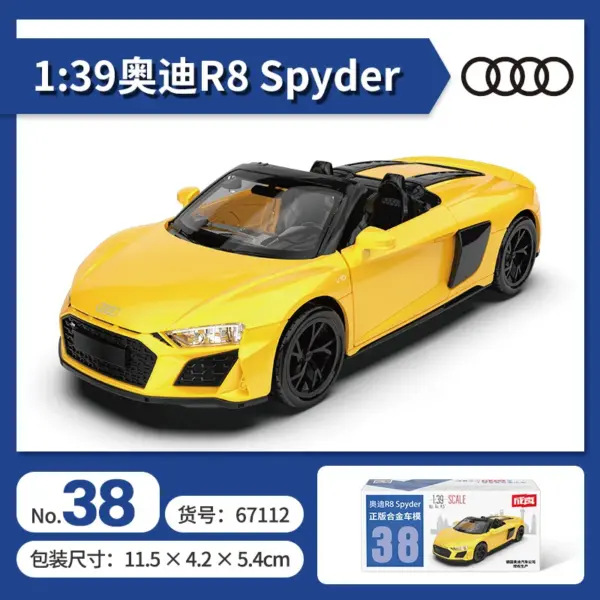 1:43 Audi A7 RS7 Diecast Pullback Car Model - Image 5