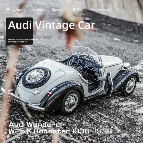 1:32 AUDI WANDERER W25K Diecast Car Model - Image 2