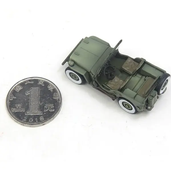 1:72 Chinese Military Jeep Model Collectible - Image 2