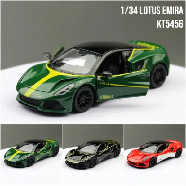 1:34 Scale Lotus Emira Alloy Model Car - Image 2