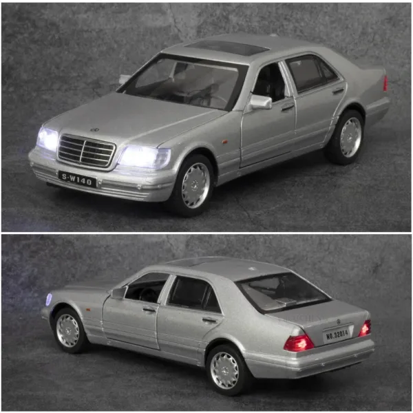 1:32 Diecast Benz S-W140 Car Model Toy - Image 3