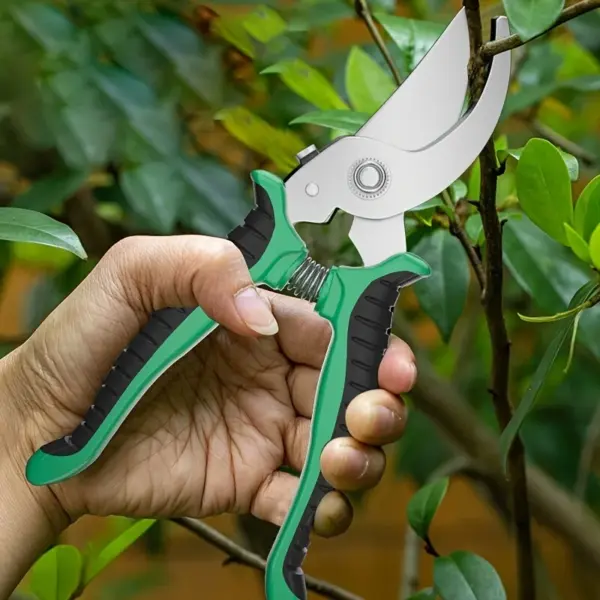 Ergonomic Stainless Steel Pruning Shears - Image 4