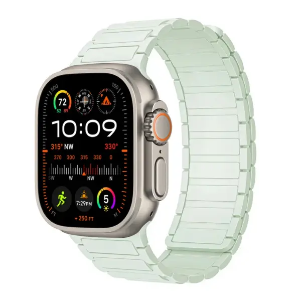 Silicone Magnetic Strap for Apple Watch 49mm 45mm - Image 19