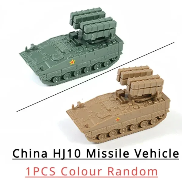 1:144 WWII Plastic Tank Model Set of 4 - Image 19