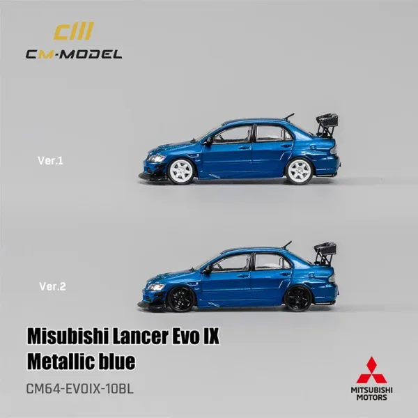 Mitsubishi Lancer Evolution IX Diecast Model 1:64 - Image 2