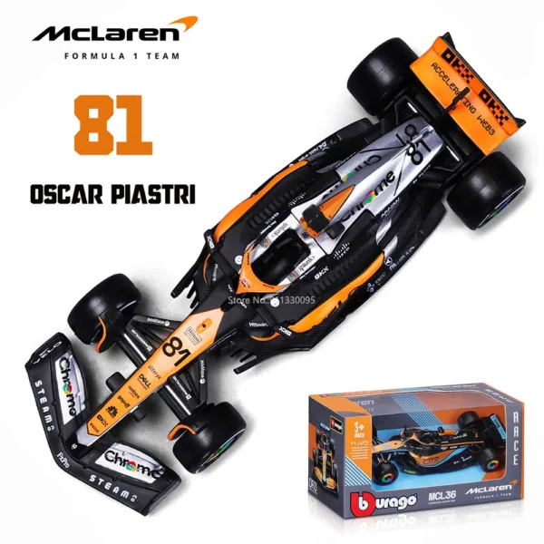 Bburago 1:43 McLaren F1 MCL60 Diecast Model - Image 37