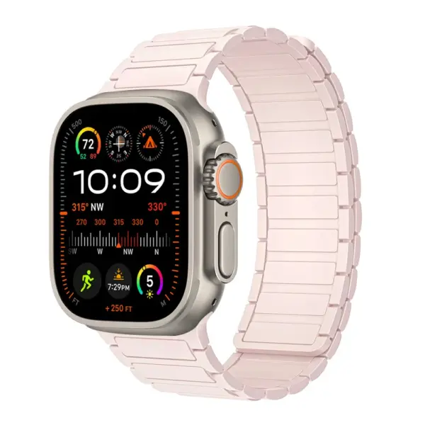 Silicone Magnetic Strap for Apple Watch 49mm 45mm - Image 9