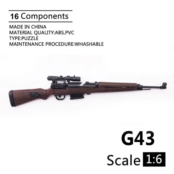 1:6 Scale G43 Rifle Model for Action Figures - Image 2