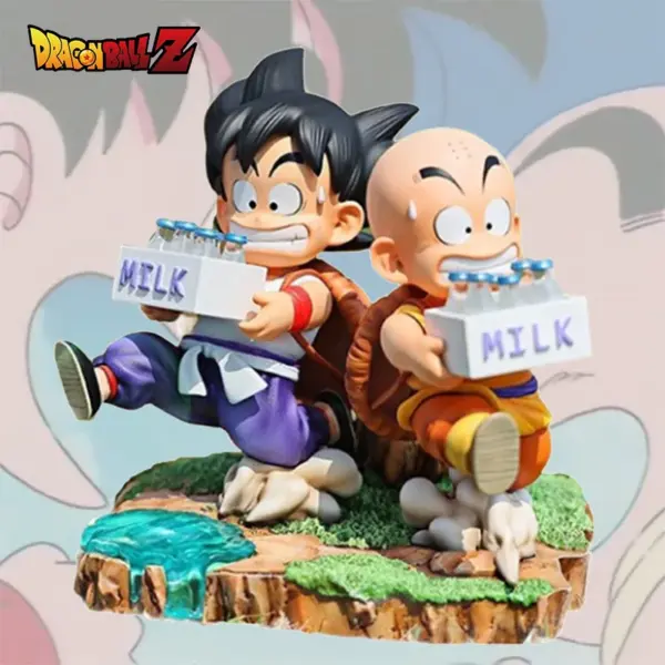 Goku and Krillin Milk Delivery PVC Figures Set