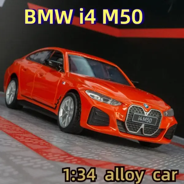 1:34 BMW i4 M50 Diecast Car Model