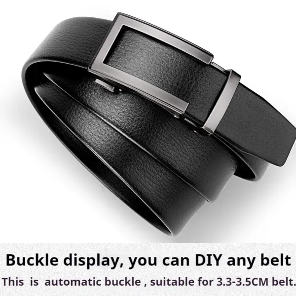 Men's Automatic Ratchet Belt Buckle 3.5cm - Image 6